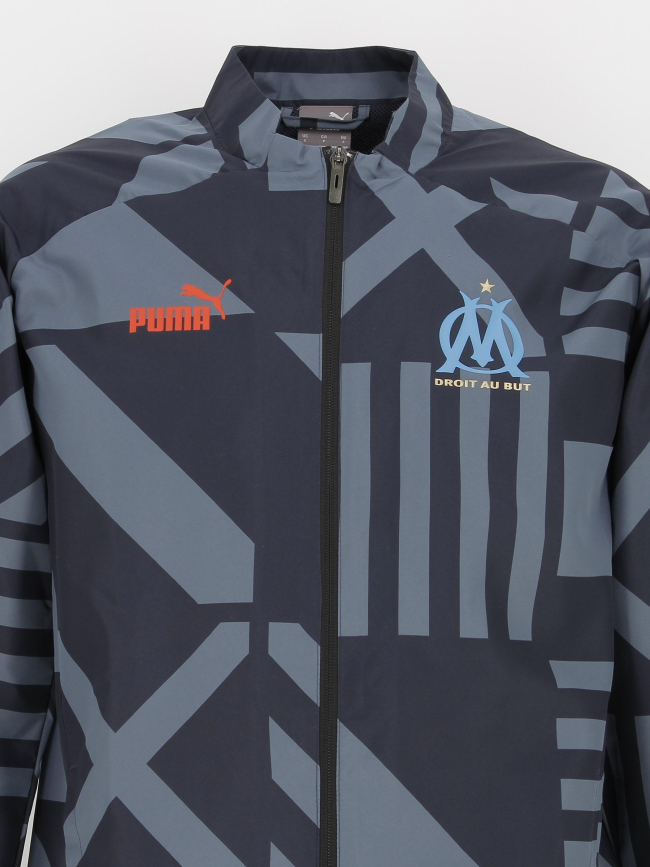 Veste de football olympique marseillais bleu homme - Puma