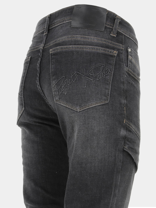 Jean skinny coutures apparentes noir homme - Project X Paris