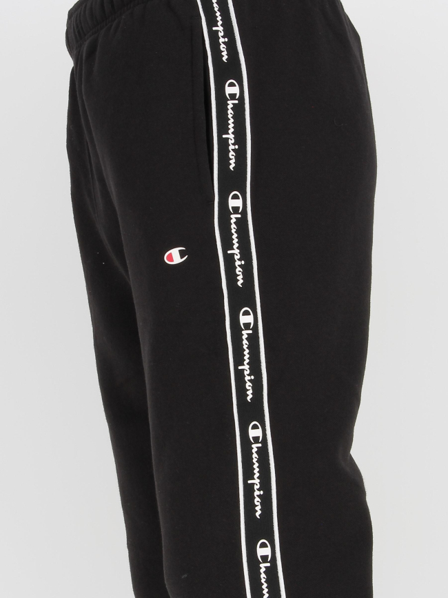 Jogging rib cuff bande logo noir homme - Champion