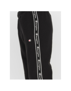 Jogging rib cuff bande logo noir homme - Champion