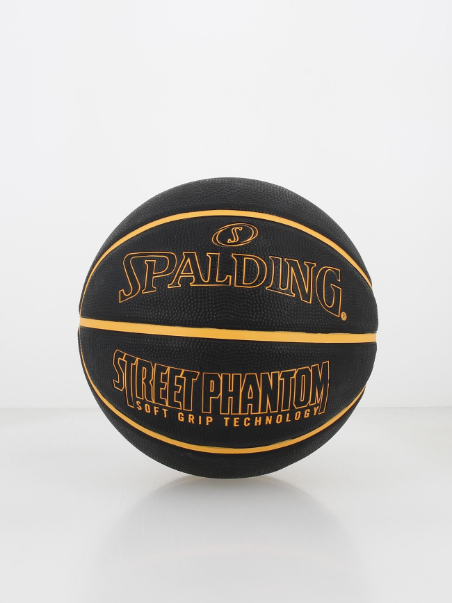 Ballon de basketball street phantom t7 noir - Spalding