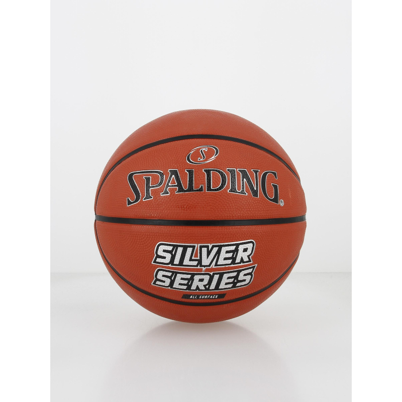 Ballon de basketball silver series t6 orange - Spalding