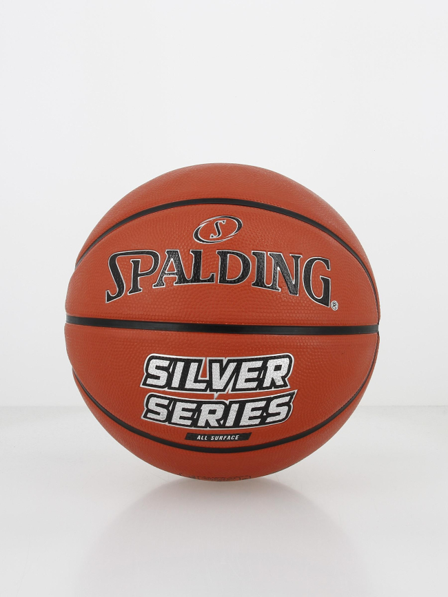 Ballon de basketball silver series t6 orange - Spalding