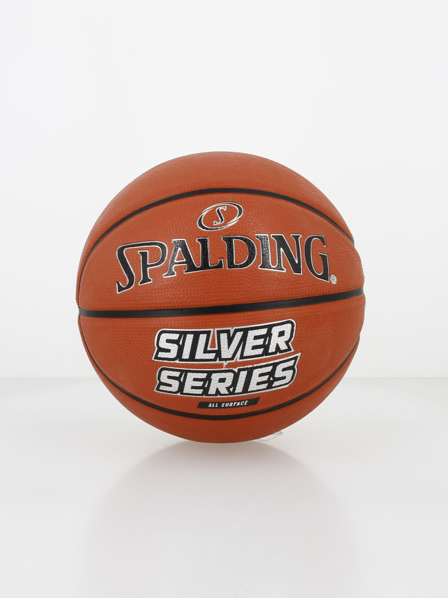 Ballon de basketball silver series t5 ora,ge - Spalding