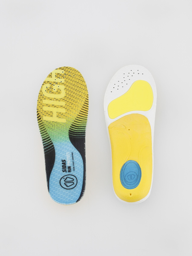 Semelles de running 3feet protect jaune - Sidas