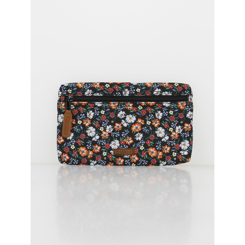 Pochette toledo noir fleuri - Cabaïa