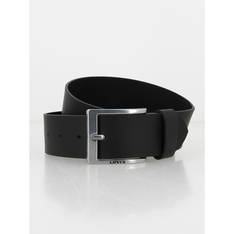 Ceinture cuir véritable wilton noir homme - Levi's