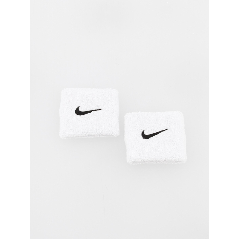 Poignets éponge swoosh blanc - Nike