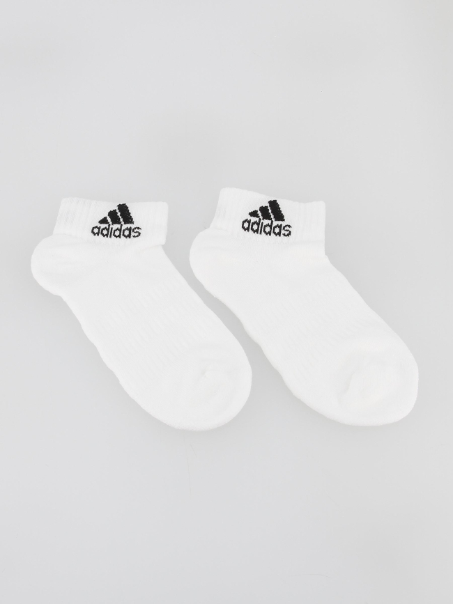 Pack 3 paires socquettes sport cuch blanc enfant - Adidas