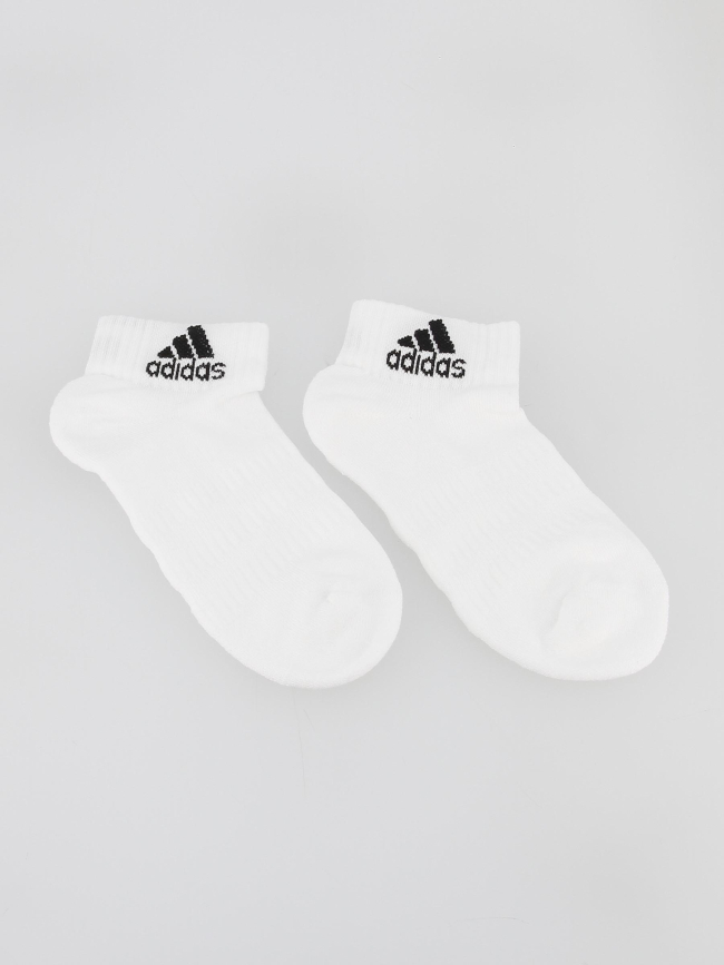 Pack 3 paires socquettes sport cuch blanc enfant - Adidas
