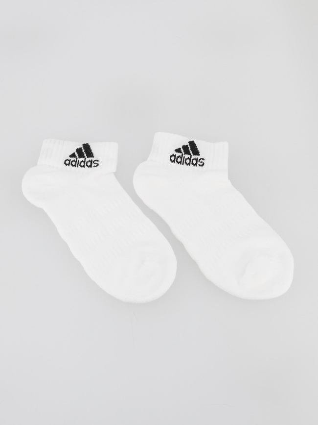 Pack 3 paires socquettes sport cuch blanc enfant - Adidas