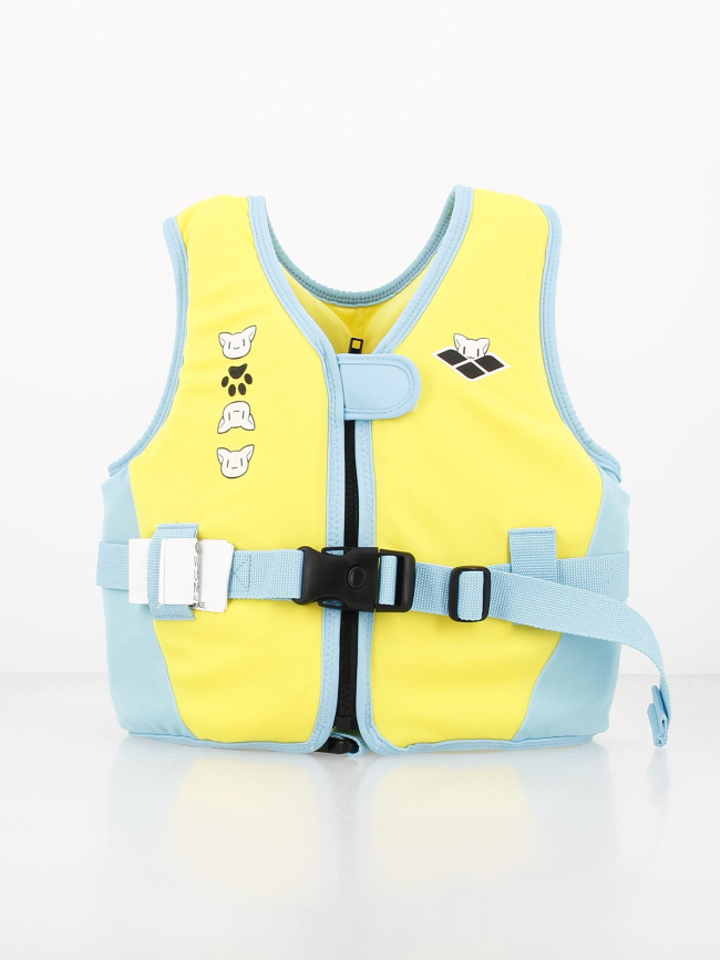 Gilet de natation friends jaune enfant - Arena