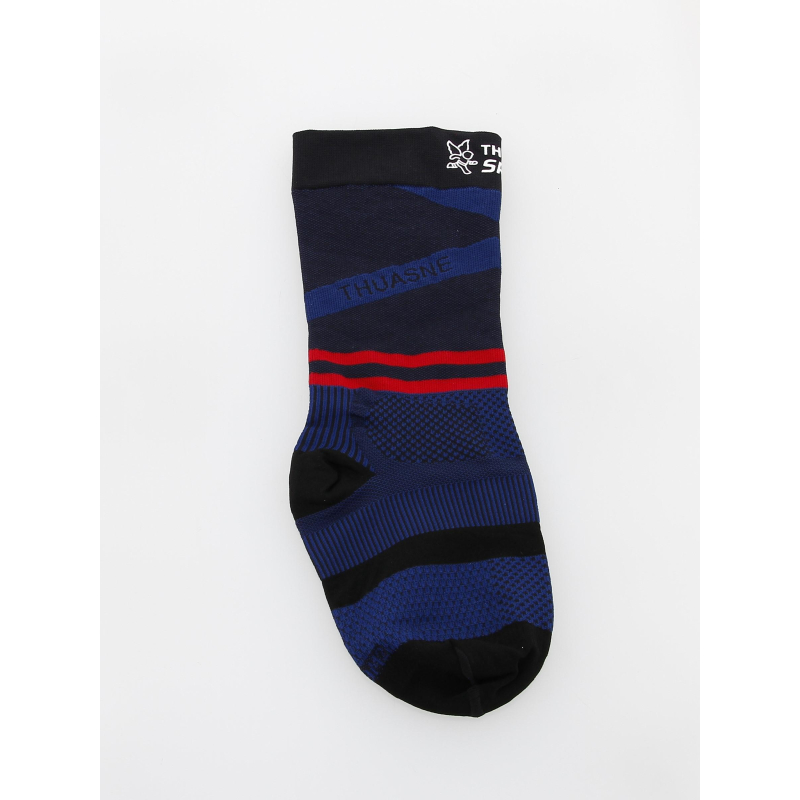 Mi-chaussettes de compression running bleu - Thuasne