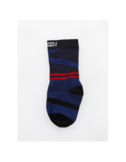 Mi-chaussettes de compression running bleu - Thuasne