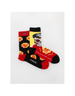 Chaussettes chupa chups jaune - Capslab