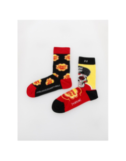 Chaussettes chupa chups jaune - Capslab