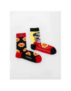 Chaussettes chupa chups jaune - Capslab