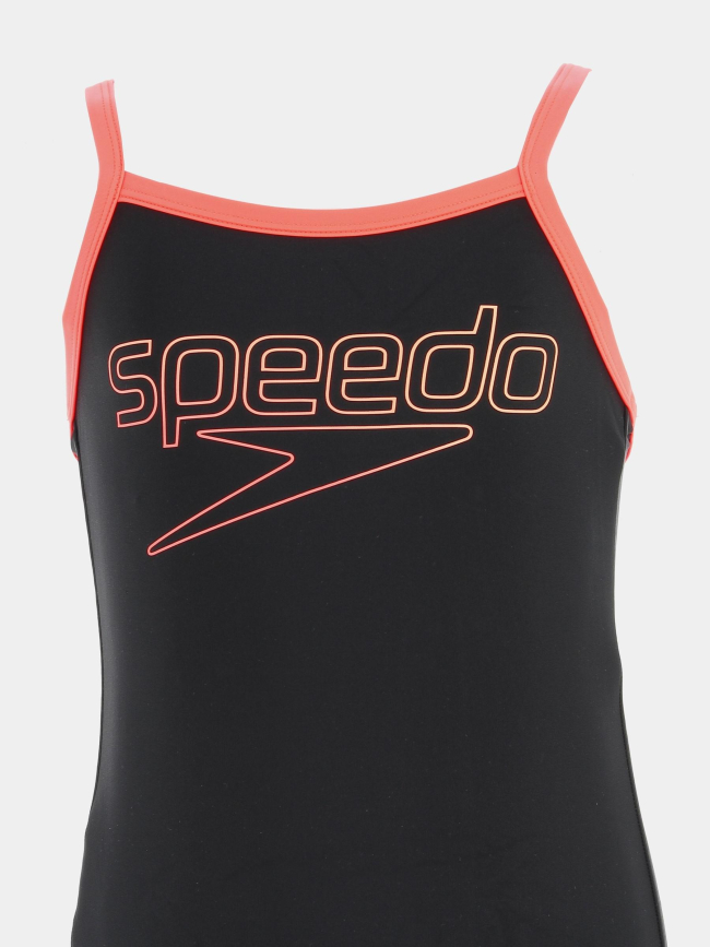 Maillot de bain natation boom noir fille - Speedo