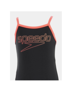 Maillot de bain natation boom noir fille - Speedo