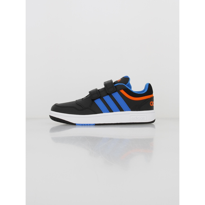Chaussures de basketball à scratch hoops noir enfant - Adidas