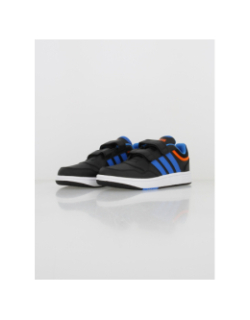 Chaussures de basketball à scratch hoops noir enfant - Adidas