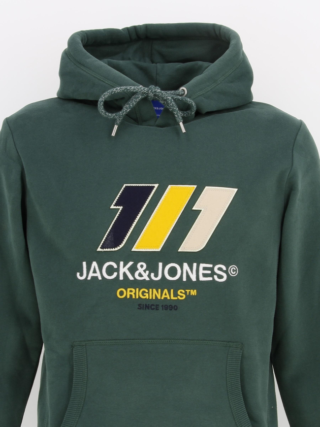 Sweat à capuche jorslope vert homme - Jack & Jones