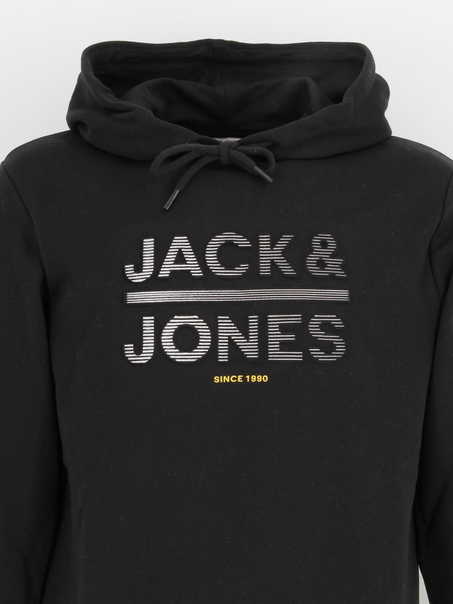 Sweat à capuche cogalo noir homme - Jack & Jones