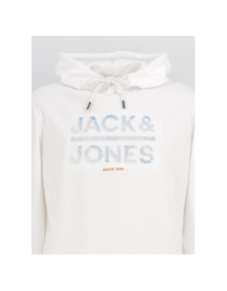 Sweat à capuche cogalo blanc homme - Jack & Jones