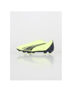 Chaussure de football ultra play jaune fluo homme - Puma