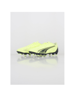 Chaussure de football ultra play jaune fluo homme - Puma