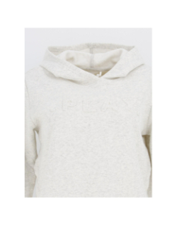 Sweat à capuche shau life blanc femme - Only