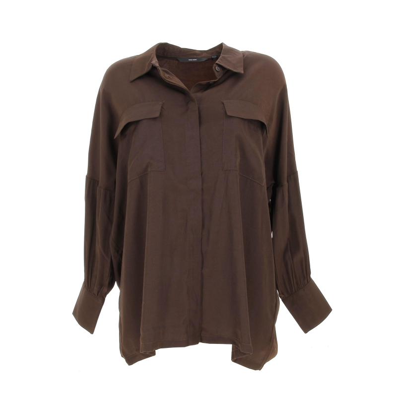 Chemise oversize tika marron femme - Vero Moda