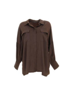Chemise oversize tika marron femme - Vero Moda
