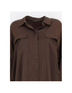 Chemise oversize tika marron femme - Vero Moda