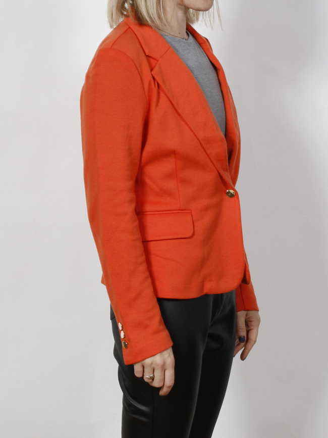 Veste blazer luca orange femme - Vero Moda