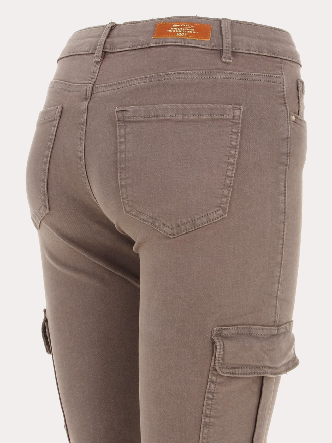 Pantalon cargo missouri marron femme - Only