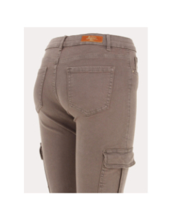 Pantalon cargo missouri marron femme - Only