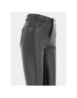 Pantalon slim enduit nico noir femme - Tiffosi