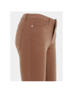 Pantalon slim vea marron femme - Vero Moda