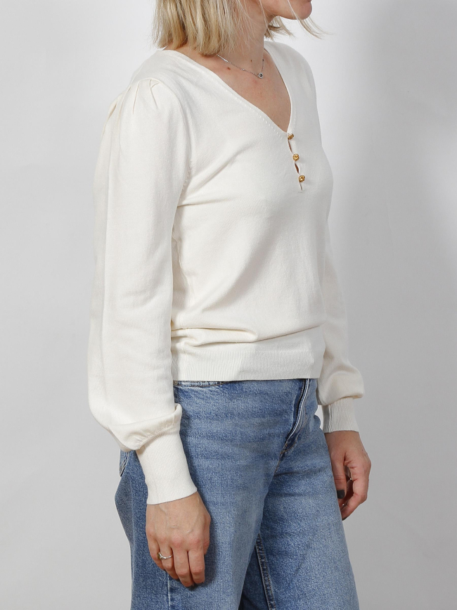 Pull lys blanc femme - Morgan