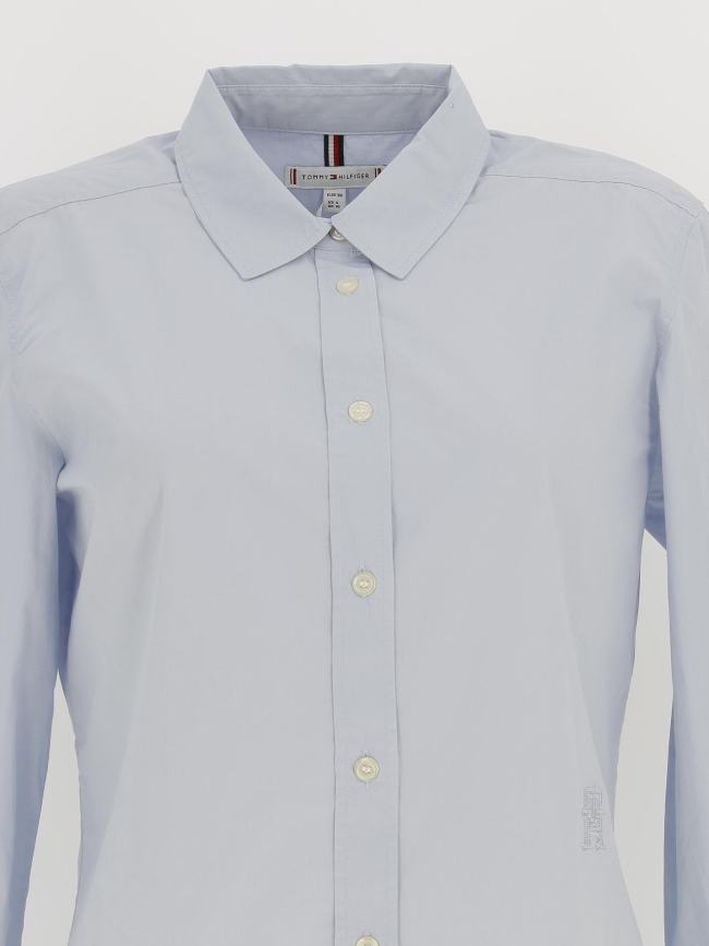 Chemise monogram bleu femme - Tommy Hilfiger