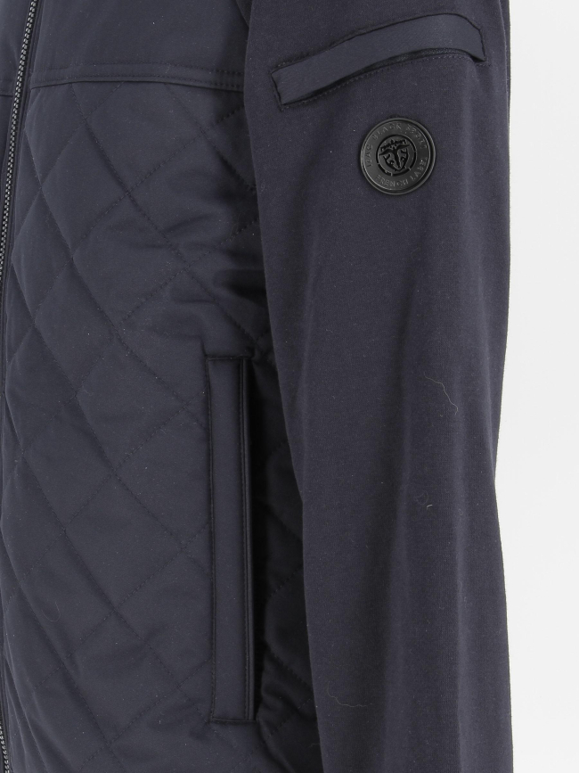 Sweat à capuche zippé dav bleu marine homme - Izac