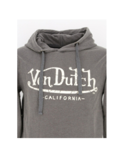 Sweat à capuche ryan gris homme - Von Dutch