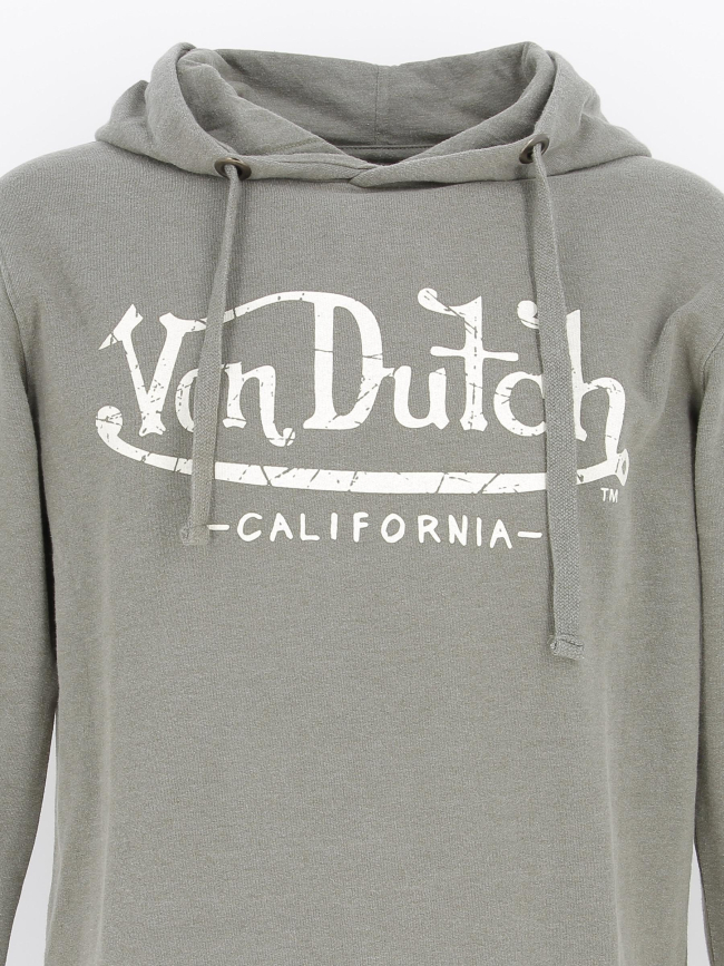 Sweat à capuche ryan kaki homme - Von Dutch