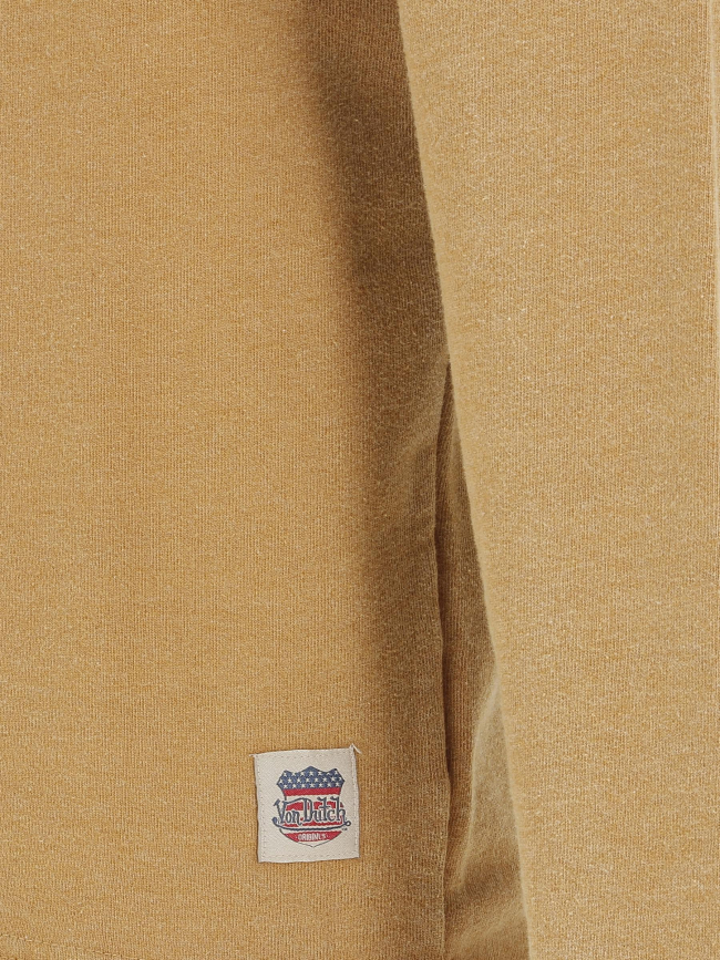 Sweat à capuche ryan camel homme - Von Dutch