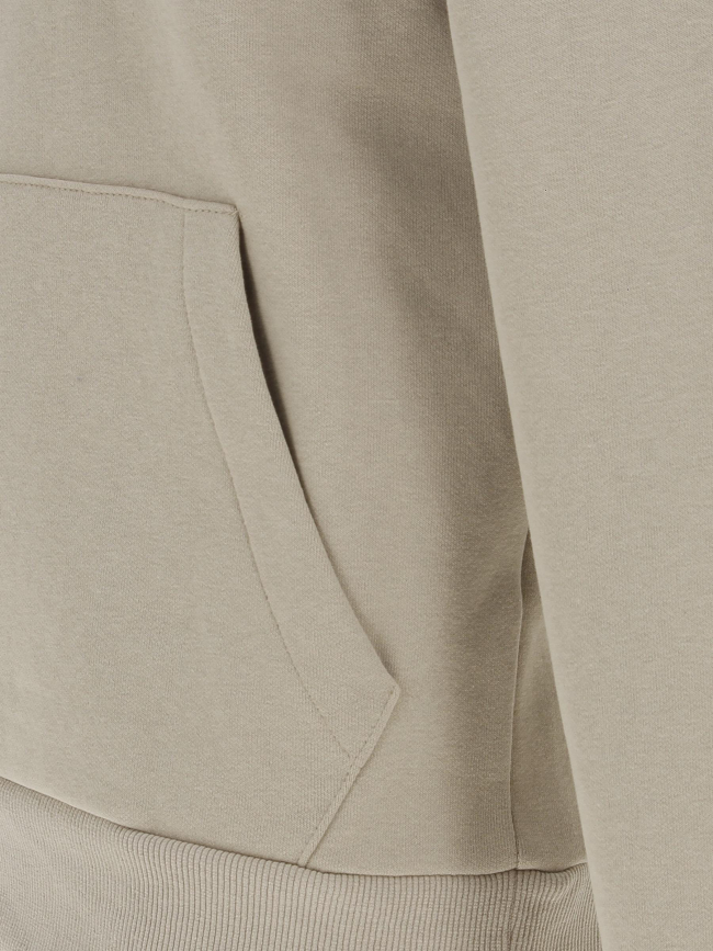 Sweat à capuche lock beige homme - Jack & Jones