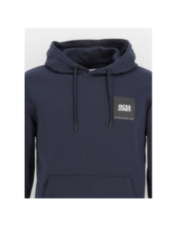 Sweat à capuche lock bleu marine homme - Jack & Jones