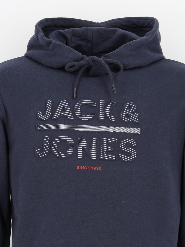 Sweat à capuche cogalo bleu marine homme - Jack & Jones