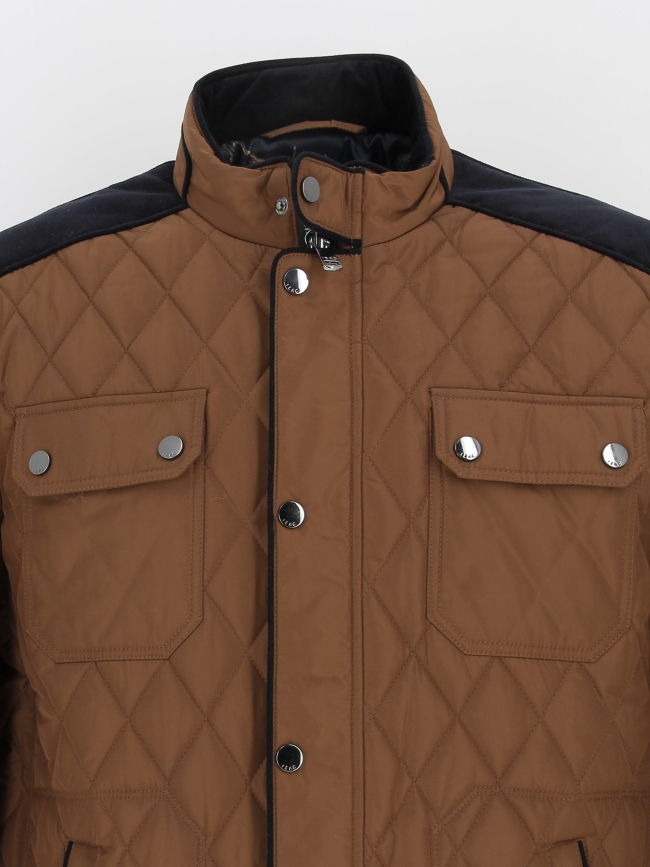 Blouson matelassé maceo marron homme - Izac