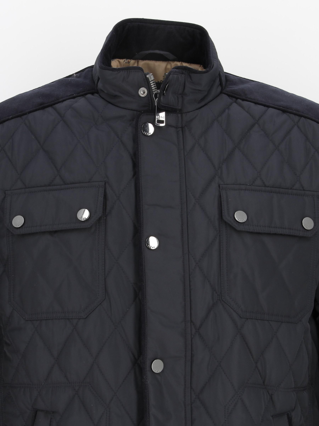 Blouson matelassé maceo bleu marine homme - Izac